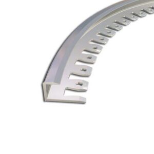 MIDAS Profil ALU završni U forme 10 mm boja-alu natur 2,5 m