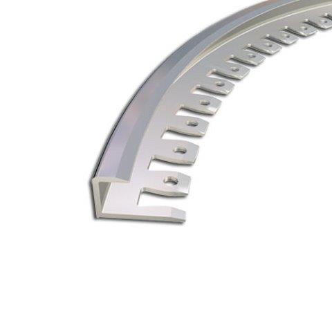 MIDAS Profil ALU završni U forme 10 mm boja-alu natur 2,5 m