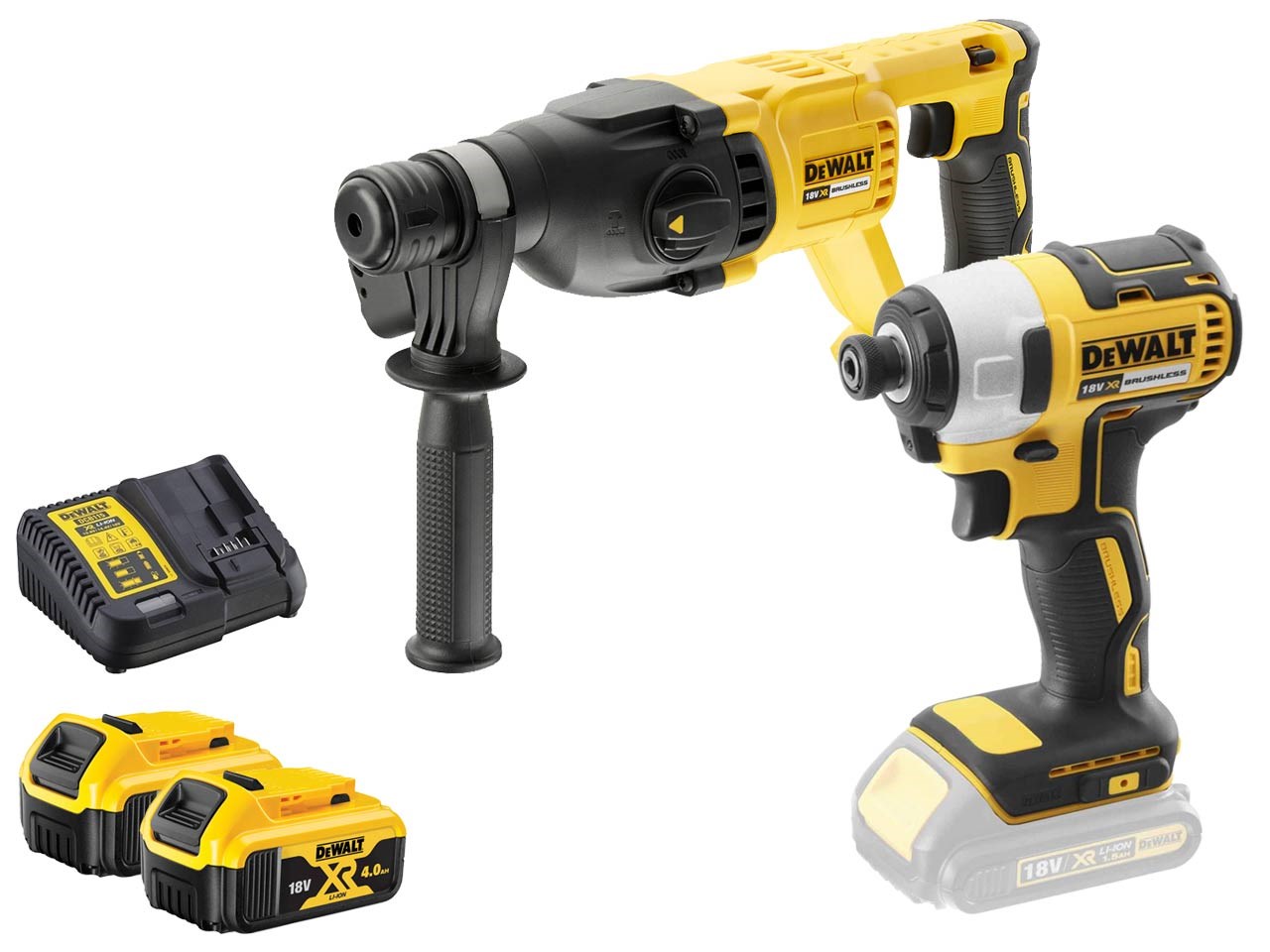 DeWALT SET DVODJELNI 4,0 Ah 18 V