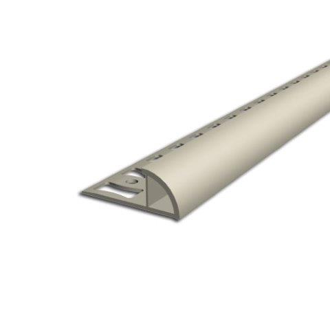 MIDAS Profil PVC zaobljeni kutni 10 mm boja-slonova kost 2,5 m