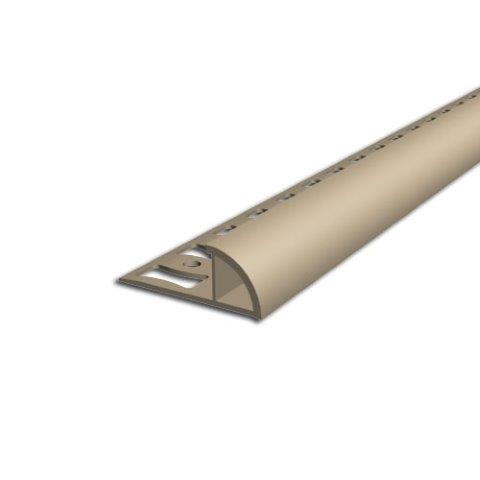MIDAS Profil PVC zaobljeni kutni 10 mm boja-BEŽ 2,5 m