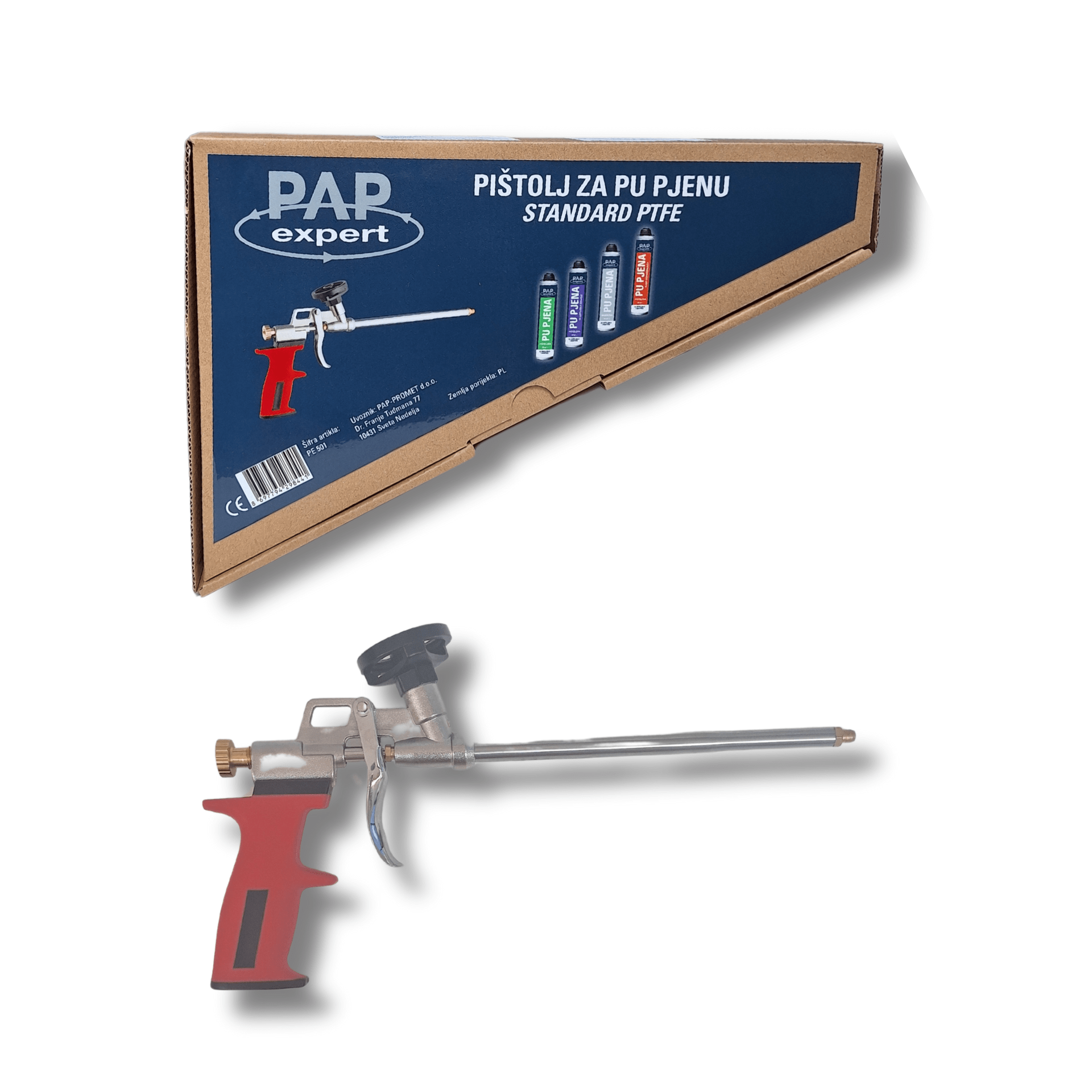 PAP EXPERT Pištolj za PU pjenu Standard PTFE