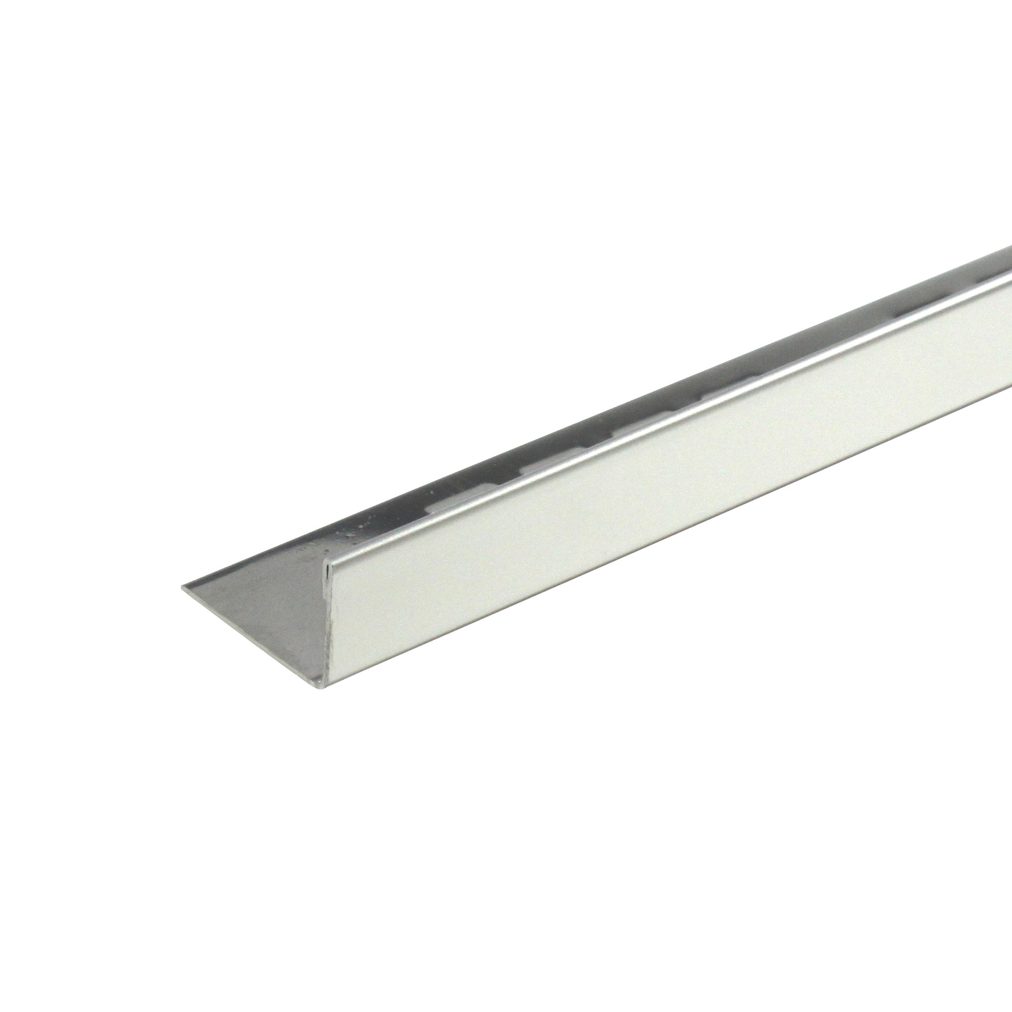 MIDAS Profil L kutni 14mm, nehrđajući čelik, bijeli 2,5m