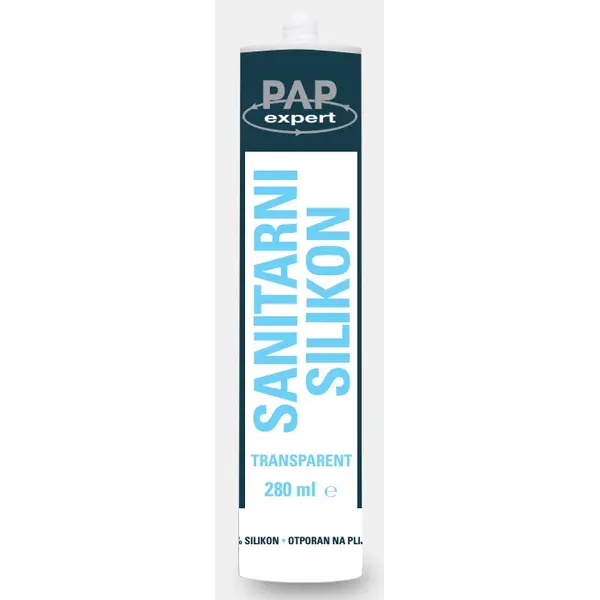 PAP EXPERT Sanitarni silikon - transparent 280ml