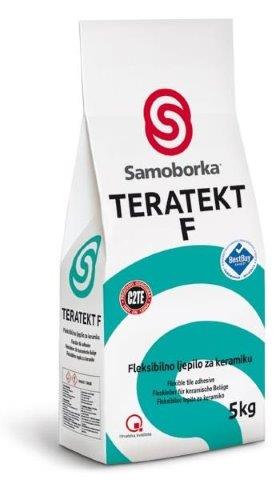 Samoborka Teratekt F, sivi - ljepilo za keramiku vanjsko 5/1 C2TE